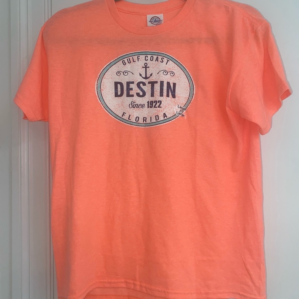 Destin Florida Gulf Coast Orange Delta Pro Weight T-Shirt